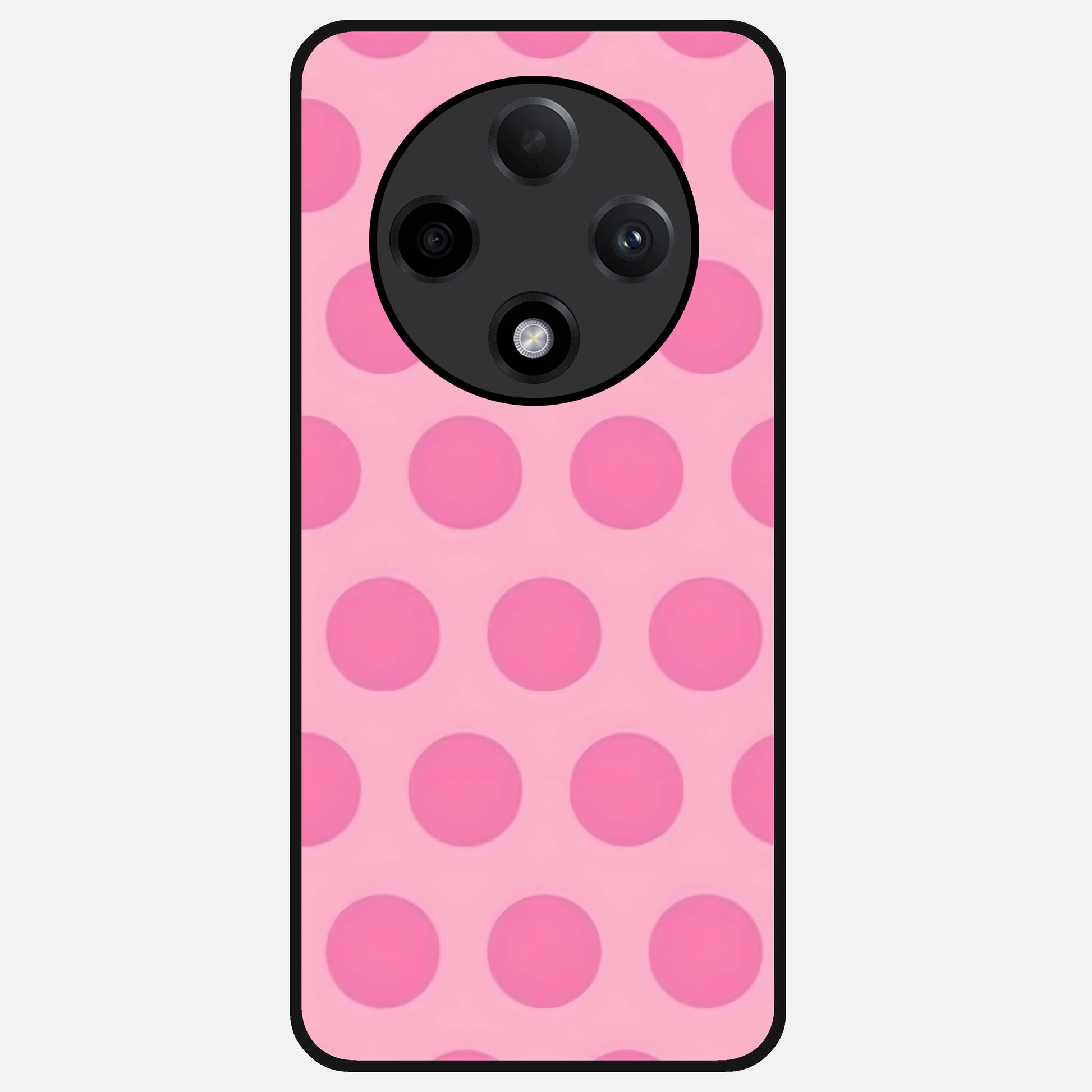  Sweet Dot Dreams Glass Case For Oppo F27 Pro Plus back cover – full design glossy printed glass finish