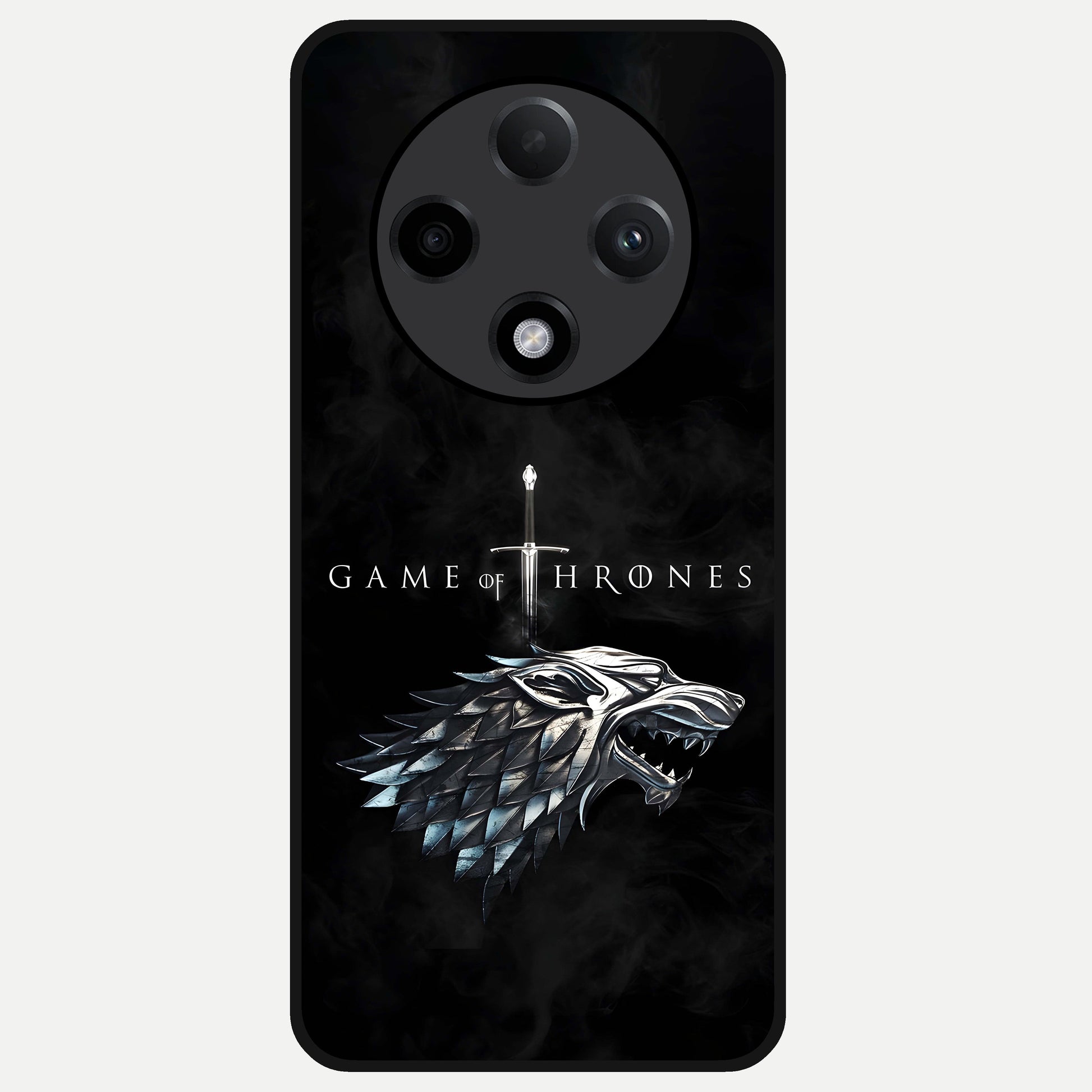  Throne Wolf Legacy Glass Case For Oppo F27 Pro Plus back cover – full design glossy printed glass finish