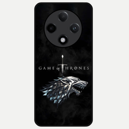  Throne Wolf Legacy Glass Case For Oppo F27 Pro Plus back cover – full design glossy printed glass finish