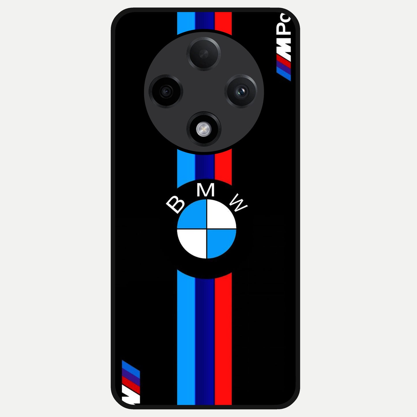  Turbo BMW Beast Glass Case For Oppo F27 Pro Plus back cover – full design glossy printed glass finish