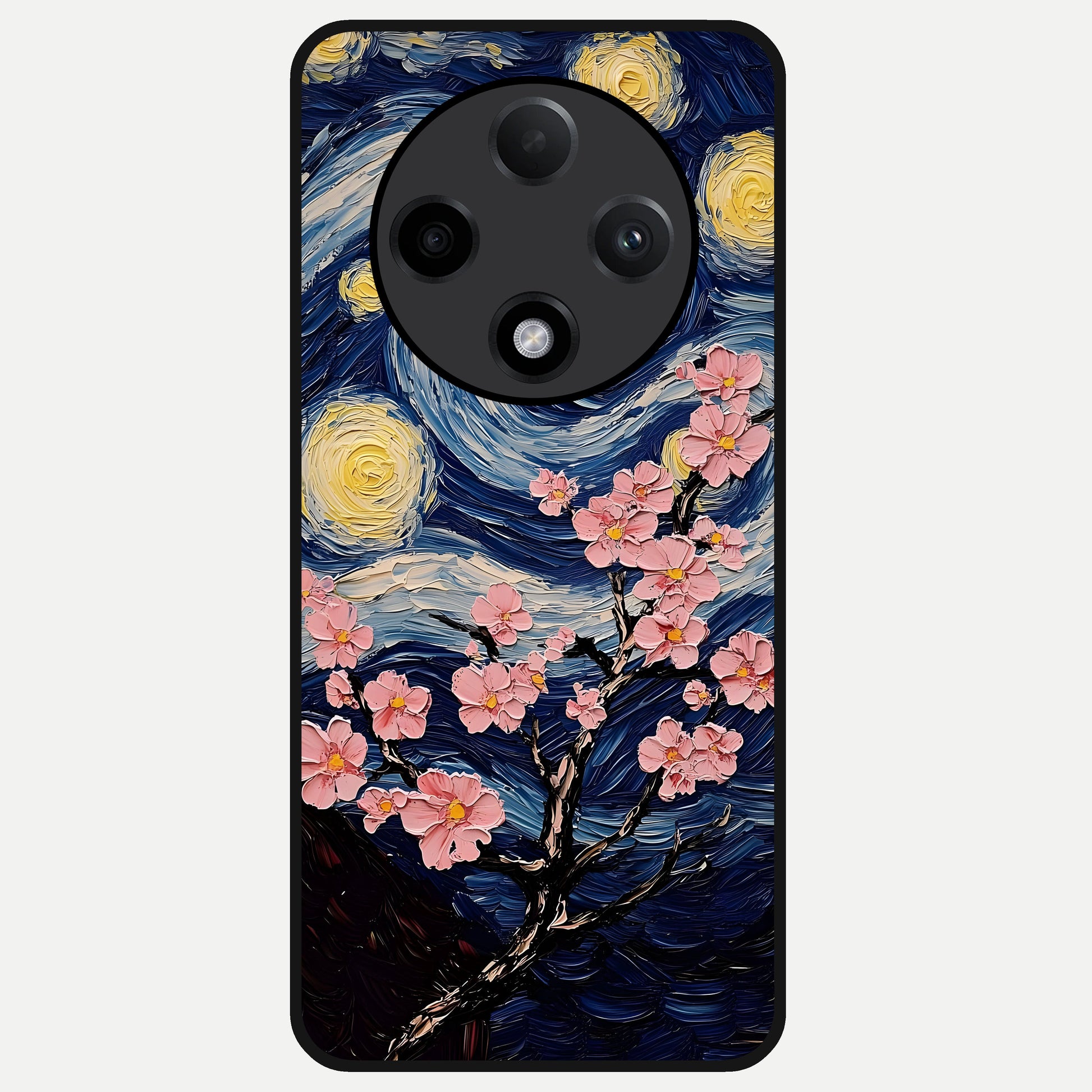  Van Gogh Scenery Glass Case For Oppo F27 Pro Plus back cover – full design glossy printed glass finish