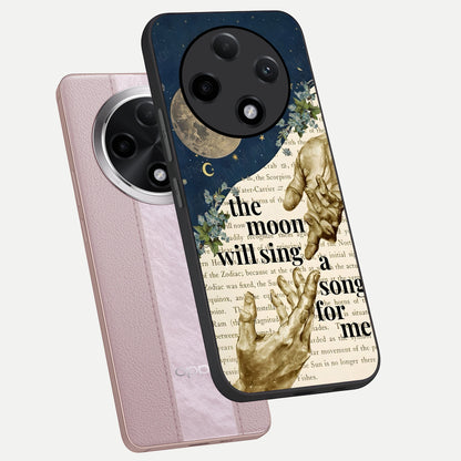 Aesthetic Divine phone case For Oppo F27 Pro Plus showing premium glass back cover with detailed artwork