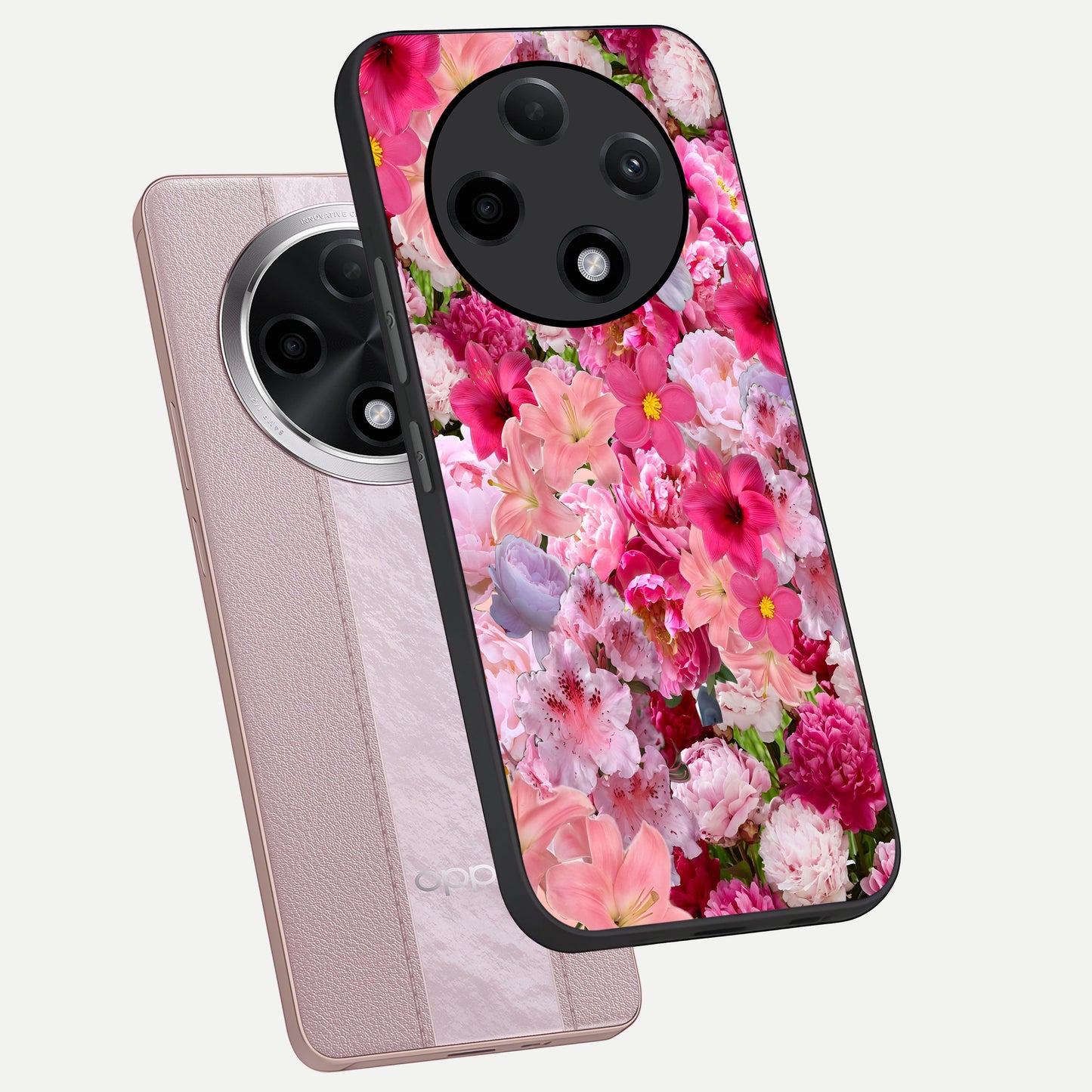  Bloom Crush Fantasy phone case For Oppo F27 Pro Plus showing premium glass back cover with detailed artwork