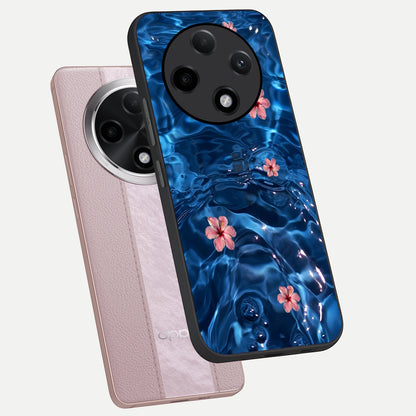  Bloom Thread Art phone case For Oppo F27 Pro Plus showing premium glass back cover with detailed artwork