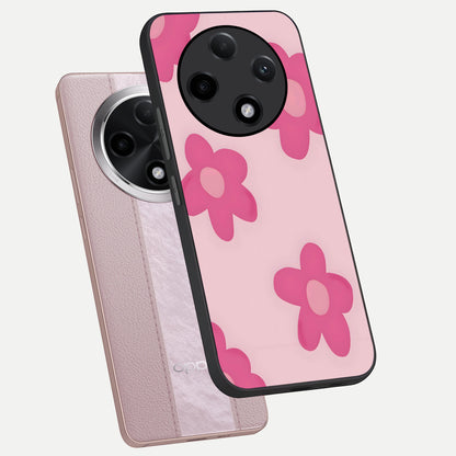  Candy Bloom Dreams phone case For Oppo F27 Pro Plus showing premium glass back cover with detailed artwork