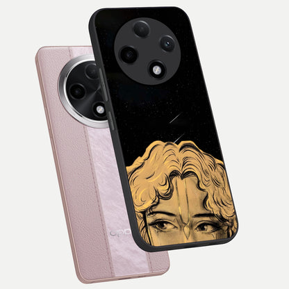  Celestial Gods Plan phone case For Oppo F27 Pro Plus showing premium glass back cover with detailed artwork