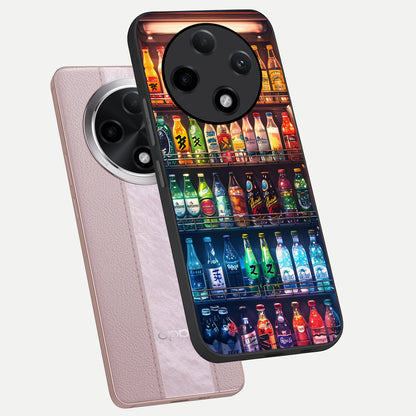  Colorfull Tree phone case For Oppo F27 Pro Plus showing premium glass back cover with detailed artwork
