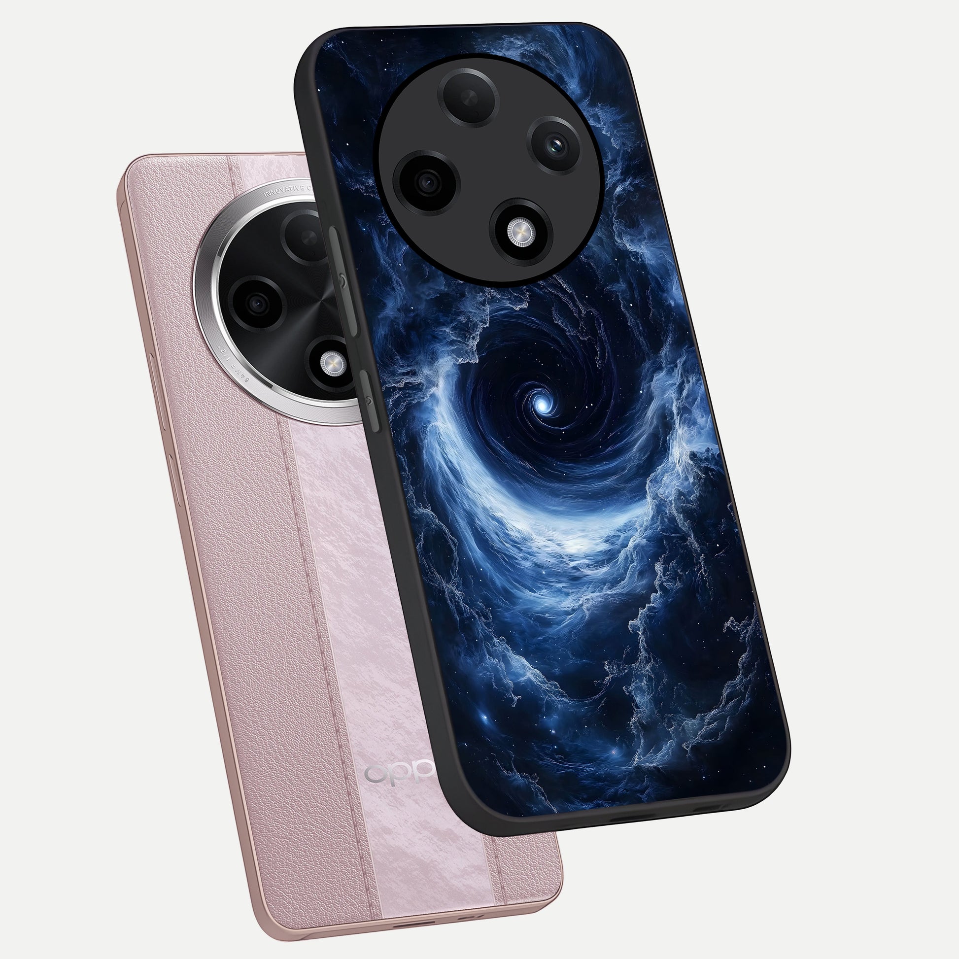  Stunning Galaxy phone case For Oppo F27 Pro Plus showing premium glass back cover with detailed artwork