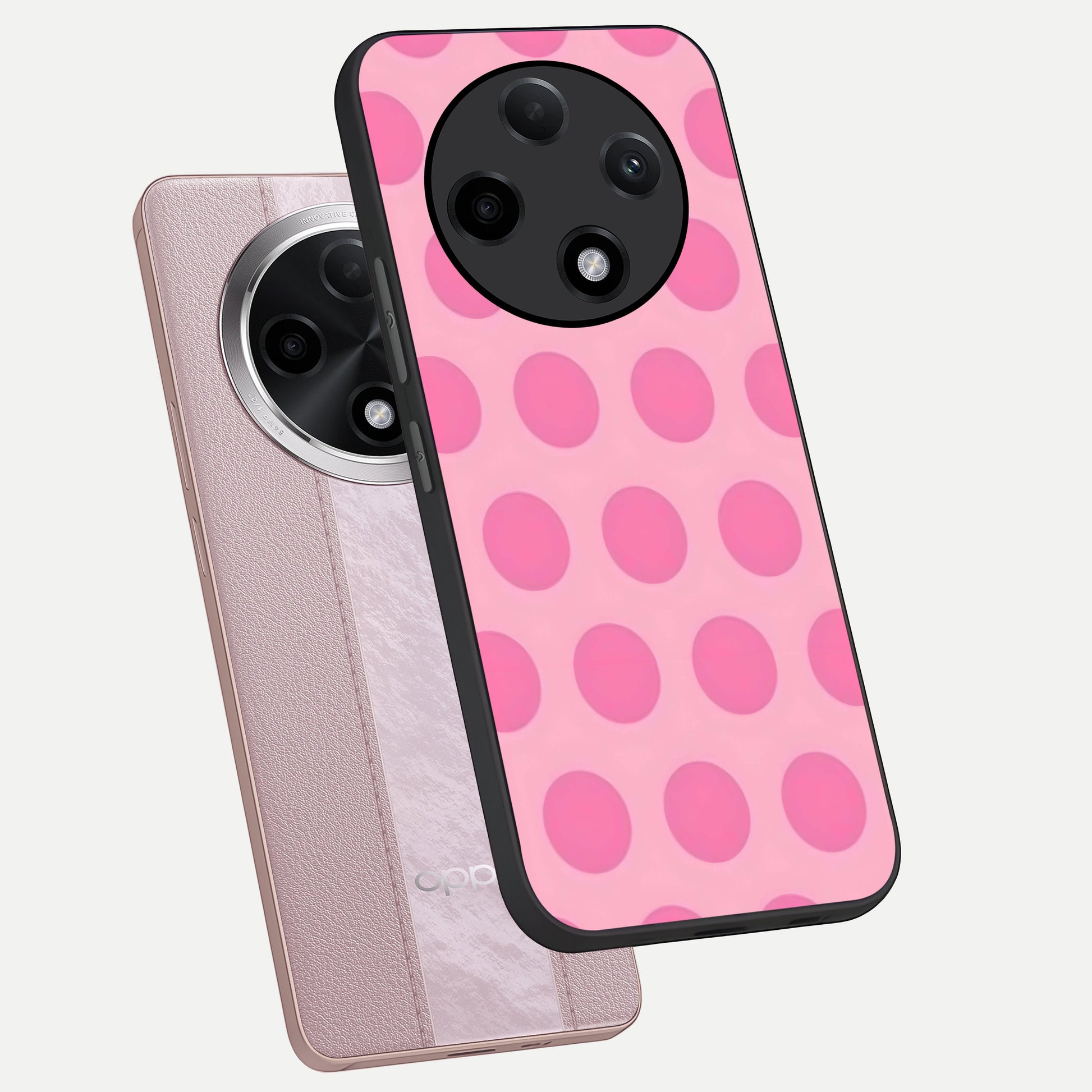  Sweet Dot Dreams phone case For Oppo F27 Pro Plus showing premium glass back cover with detailed artwork