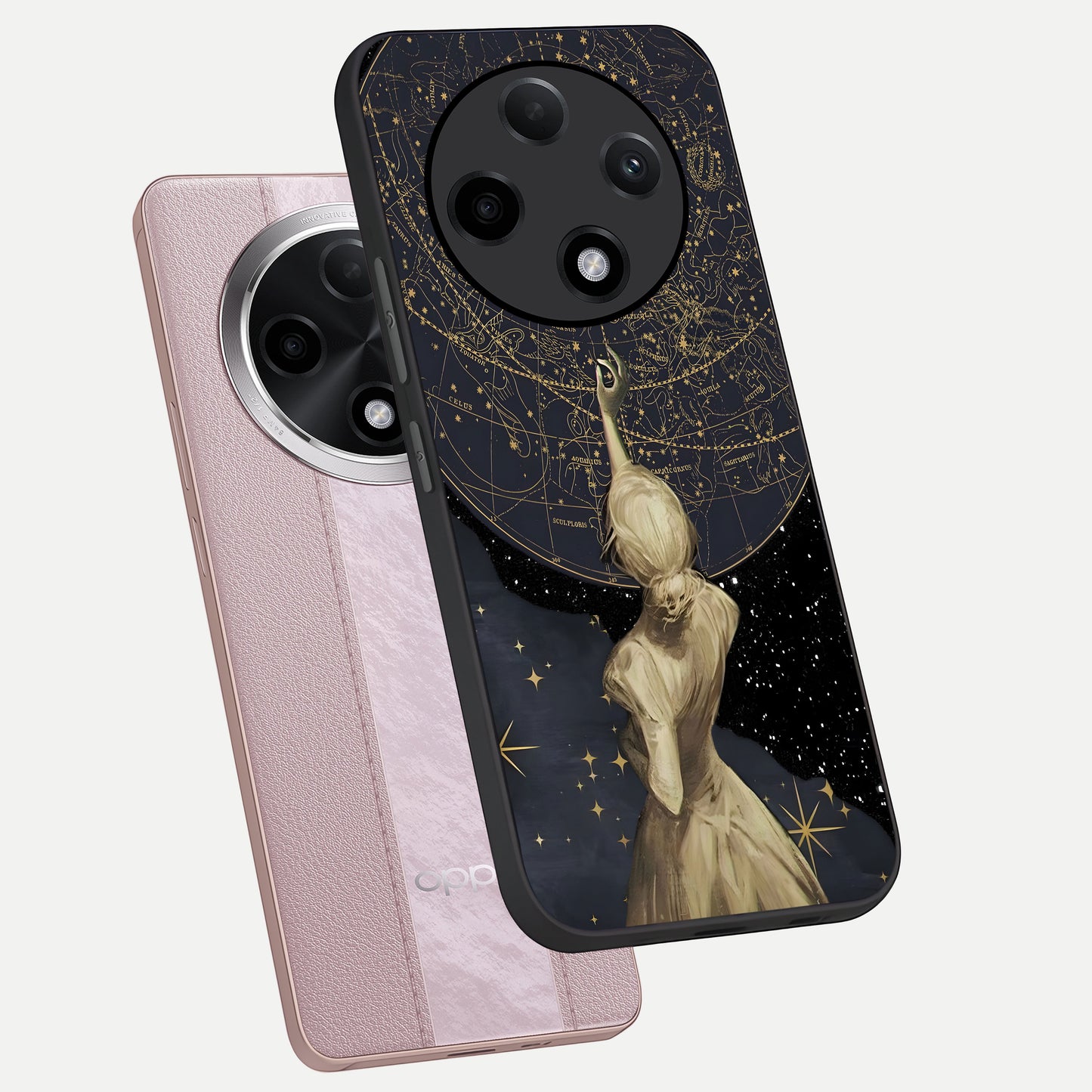  Taylor Swift Girl phone case For Oppo F27 Pro Plus showing premium glass back cover with detailed artwork