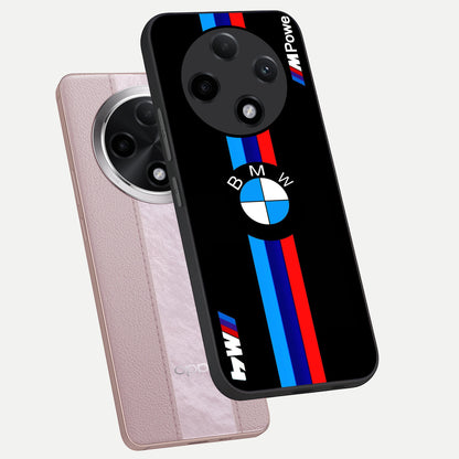  Turbo BMW Beast phone case For Oppo F27 Pro Plus showing premium glass back cover with detailed artwork