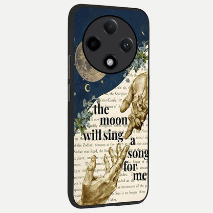  Aesthetic Divine back cover For Oppo F27 Pro Plus slim fit glass case with vibrant aesthetic design
