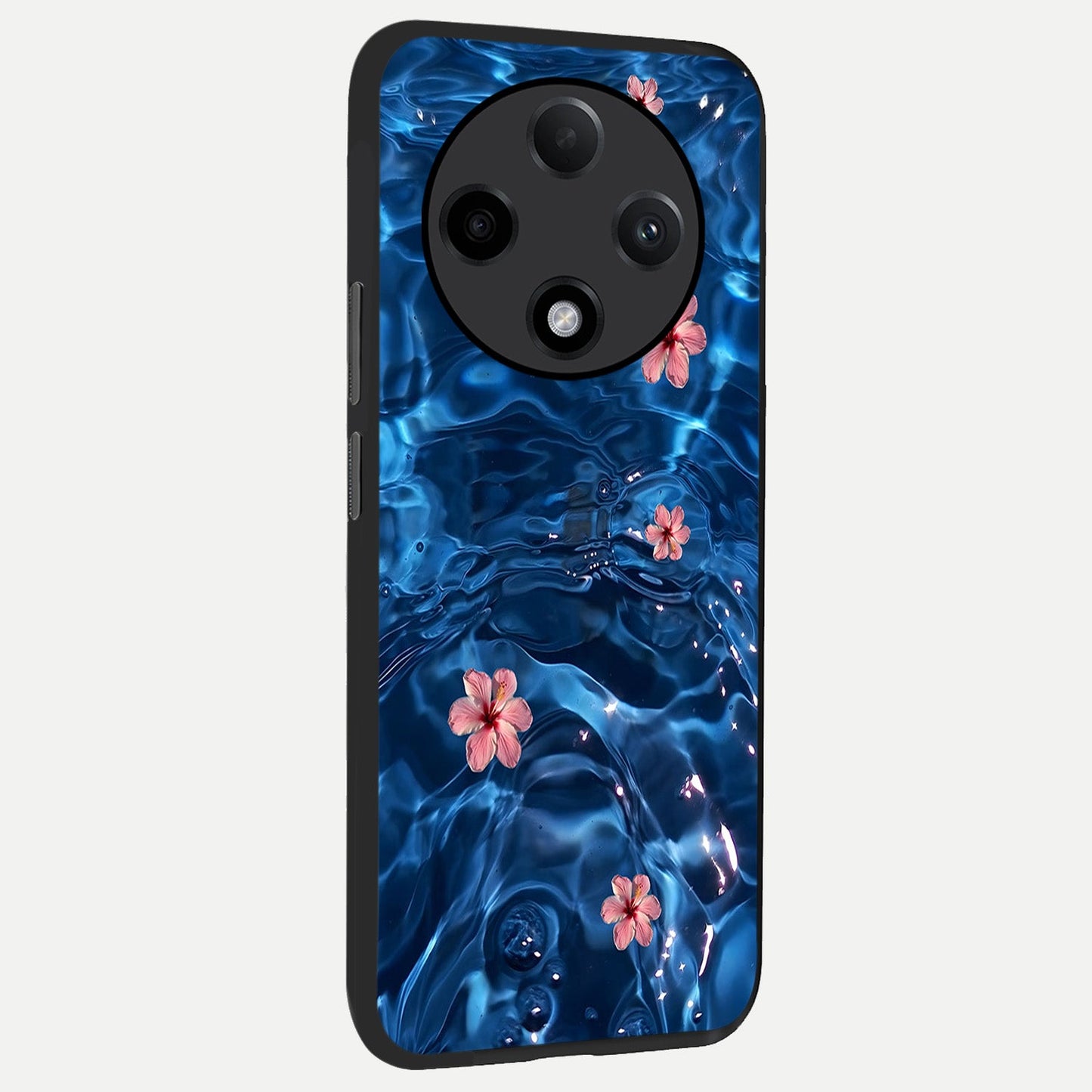  Bloom Thread Art back cover For Oppo F27 Pro Plus slim fit glass case with vibrant aesthetic design