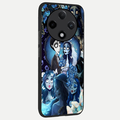  Butterfly Ghost Soul back cover For Oppo F27 Pro Plus slim fit glass case with vibrant aesthetic design