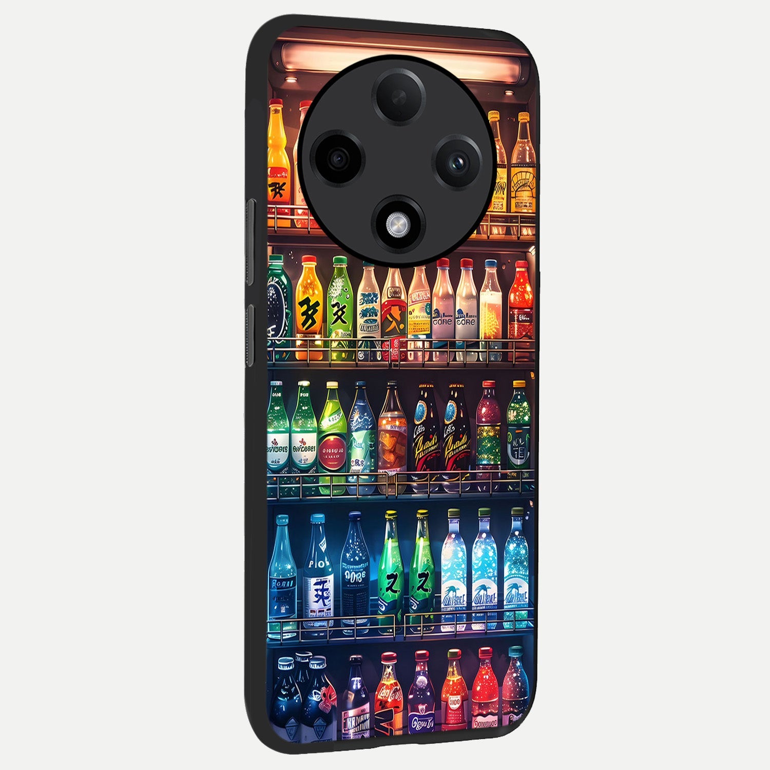  Colorfull Tree back cover For Oppo F27 Pro Plus slim fit glass case with vibrant aesthetic design