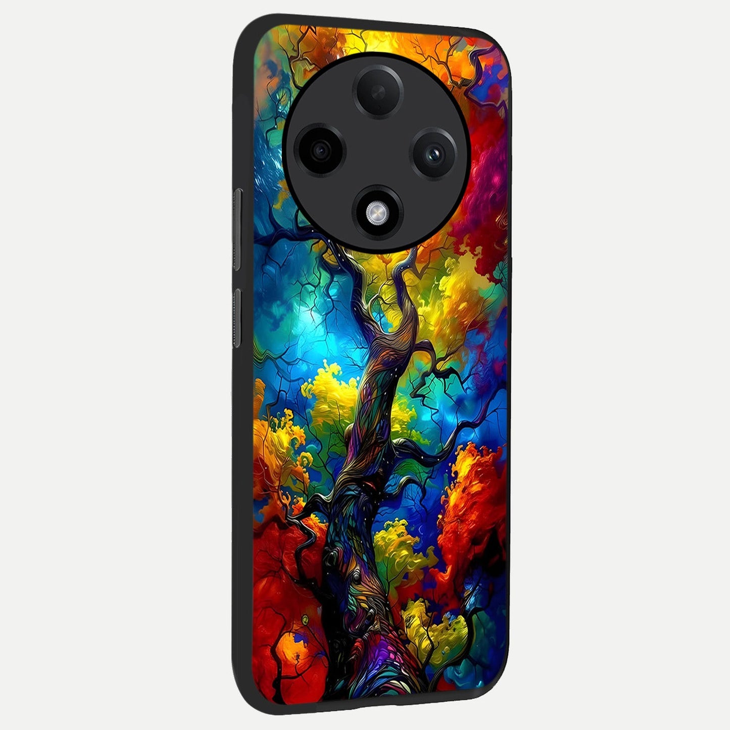  Colorful Soda Bottles back cover For Oppo F27 Pro Plus slim fit glass case with vibrant aesthetic design