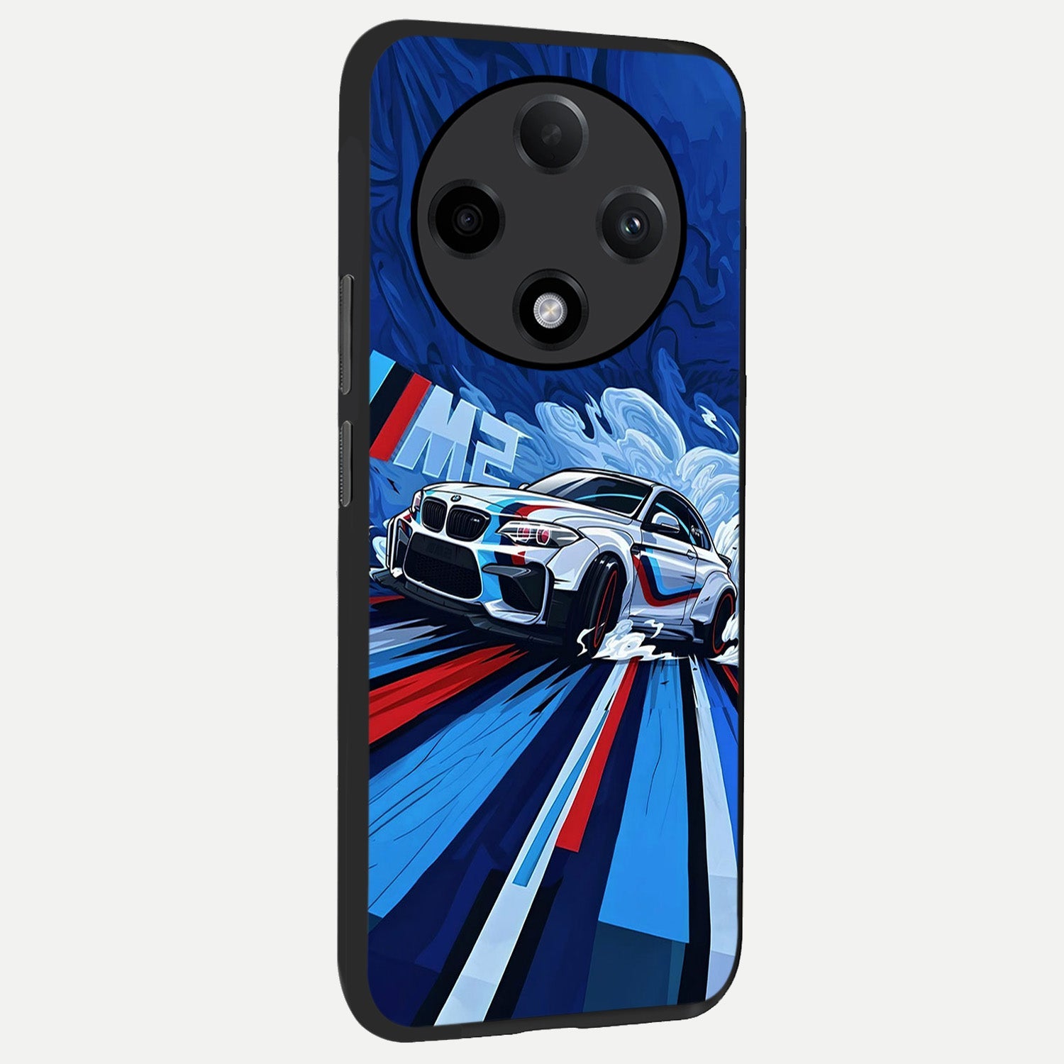  Drift Power Rush back cover For Oppo F27 Pro Plus slim fit glass case with vibrant aesthetic design