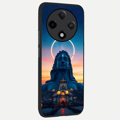  Eternal Shiva Aura back cover For Oppo F27 Pro Plus slim fit glass case with vibrant aesthetic design