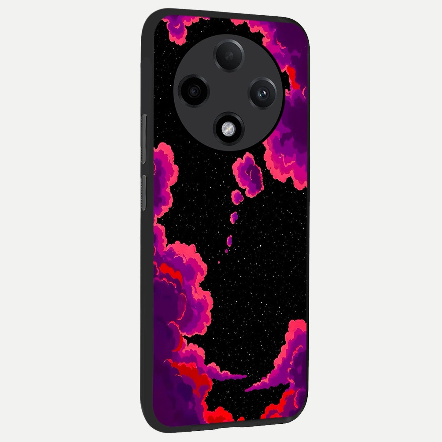  Galaxy Dream Frame back cover For Oppo F27 Pro Plus slim fit glass case with vibrant aesthetic design