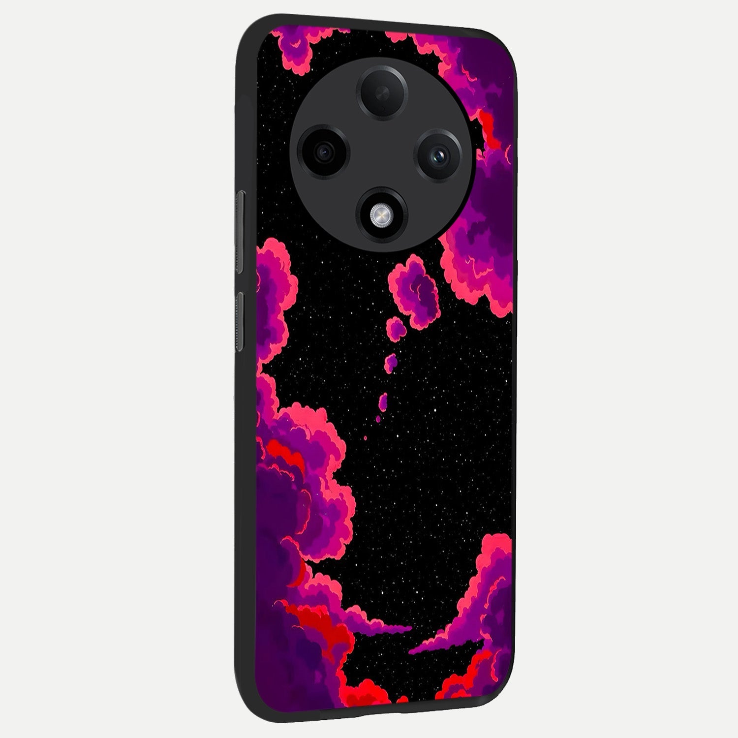  Galaxy Dream Frame back cover For Oppo F27 Pro Plus slim fit glass case with vibrant aesthetic design