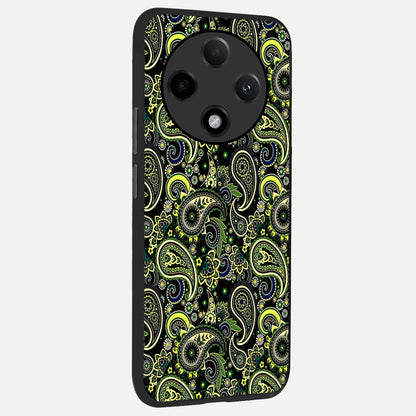  Green Lemon back cover For Oppo F27 Pro Plus slim fit glass case with vibrant aesthetic design