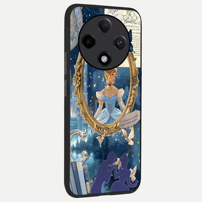  Midnight Queen back cover For Oppo F27 Pro Plus slim fit glass case with vibrant aesthetic design