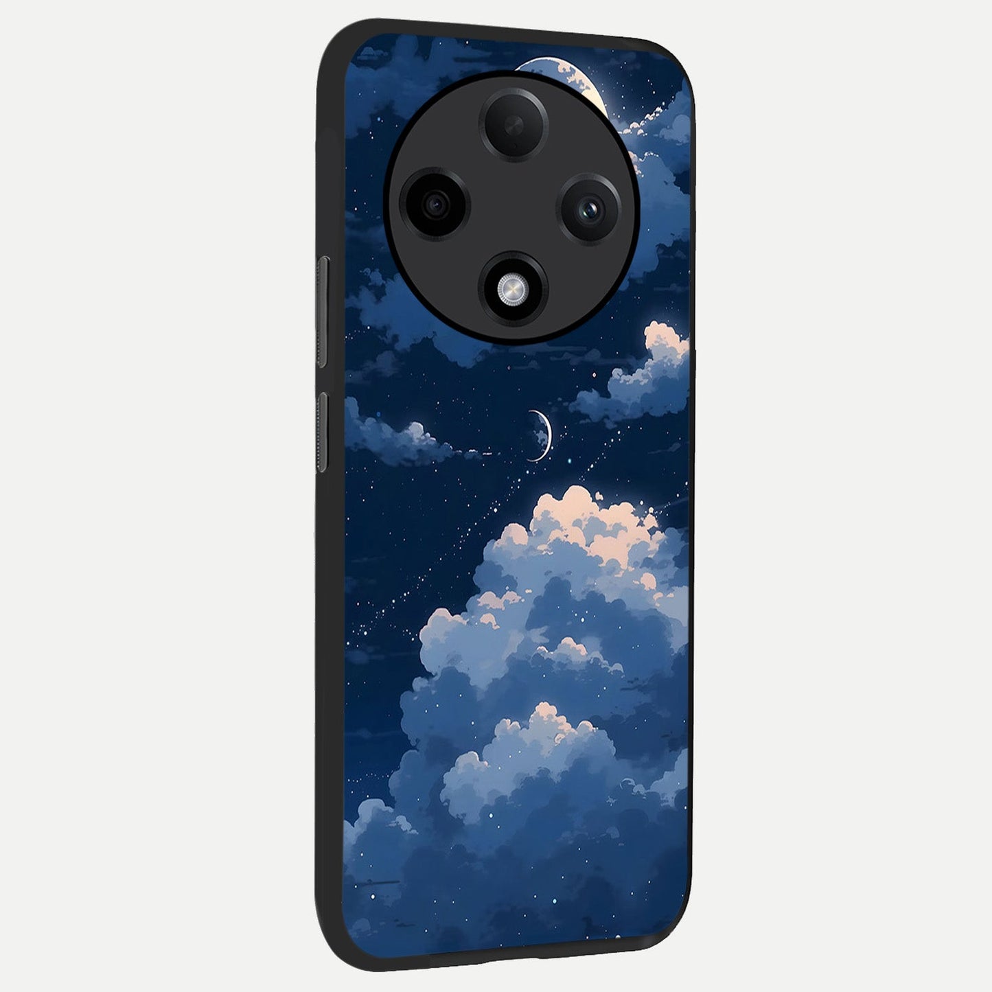  Moon Dream Haze back cover For Oppo F27 Pro Plus slim fit glass case with vibrant aesthetic design