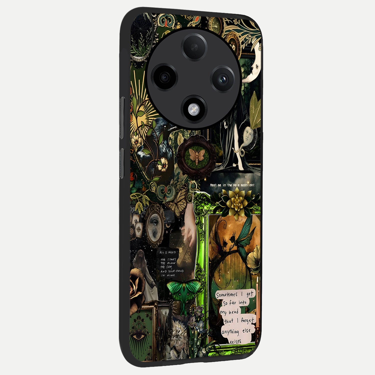  Mystic Woods Secret back cover For Oppo F27 Pro Plus slim fit glass case with vibrant aesthetic design