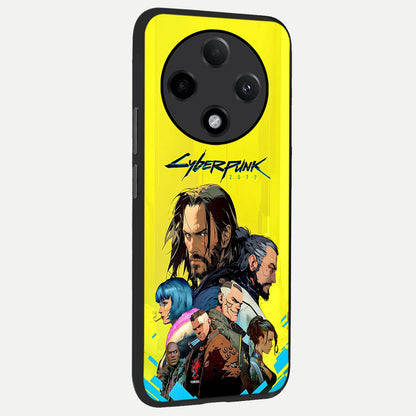  Neon Rebel Genesis back cover For Oppo F27 Pro Plus slim fit glass case with vibrant aesthetic design