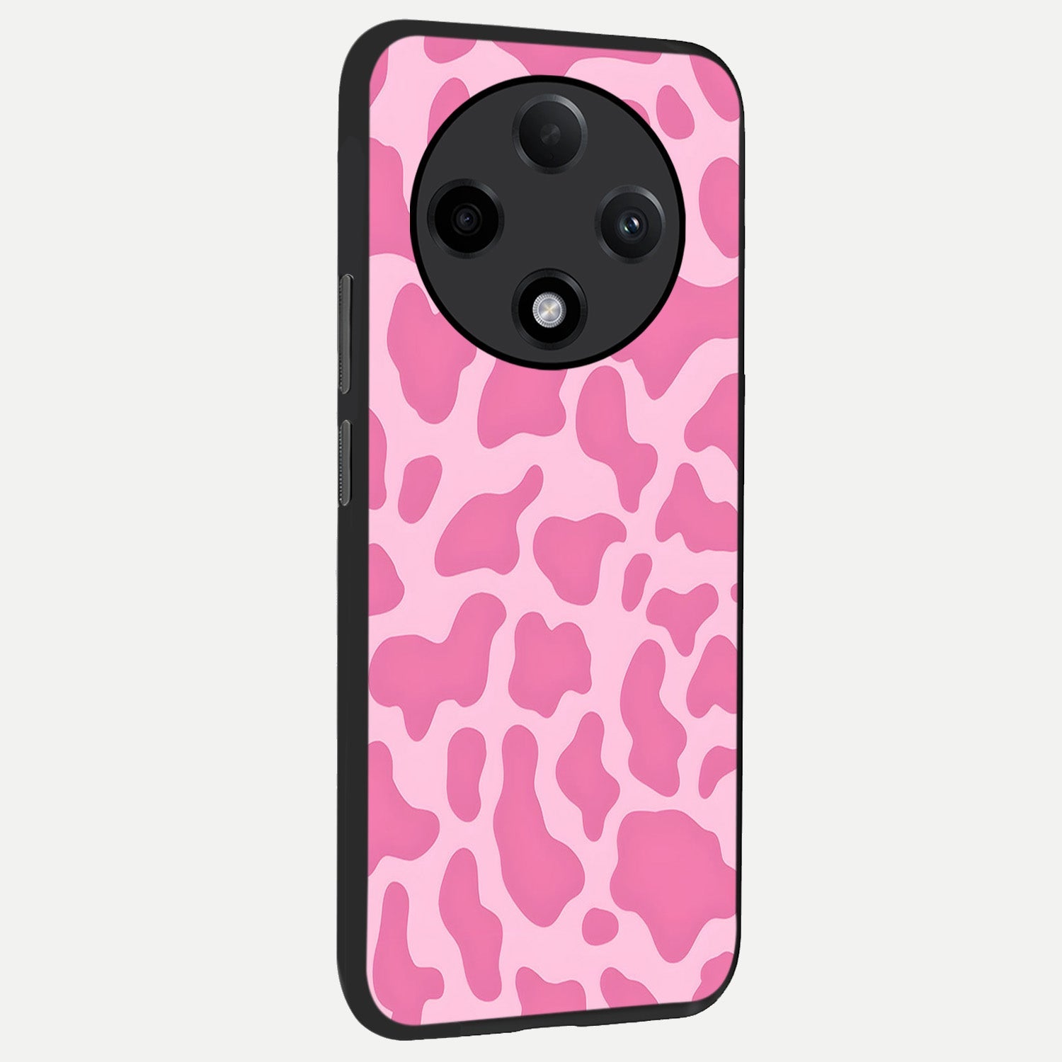  Pinkish Scenery back cover For Oppo F27 Pro Plus slim fit glass case with vibrant aesthetic design