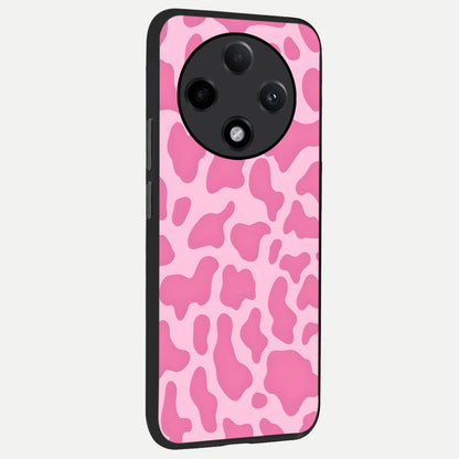  Pinkish Scenery back cover For Oppo F27 Pro Plus slim fit glass case with vibrant aesthetic design