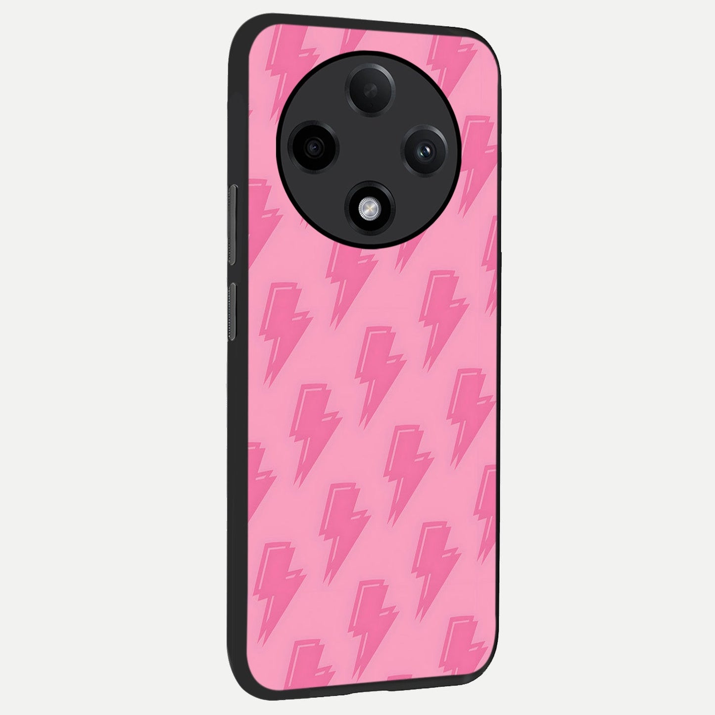  Pink Moo Magic back cover For Oppo F27 Pro Plus slim fit glass case with vibrant aesthetic design