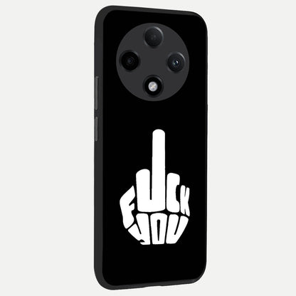 Rebel Mode On back cover For Oppo F27 Pro Plus slim fit glass case with vibrant aesthetic design