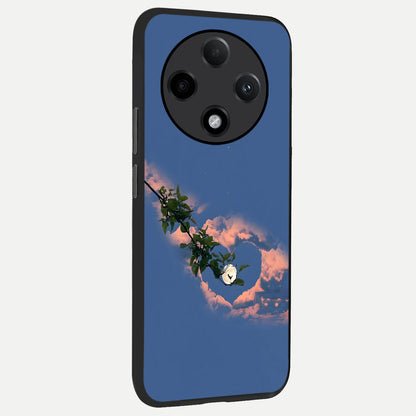  Sky Under Tree back cover For Oppo F27 Pro Plus slim fit glass case with vibrant aesthetic design