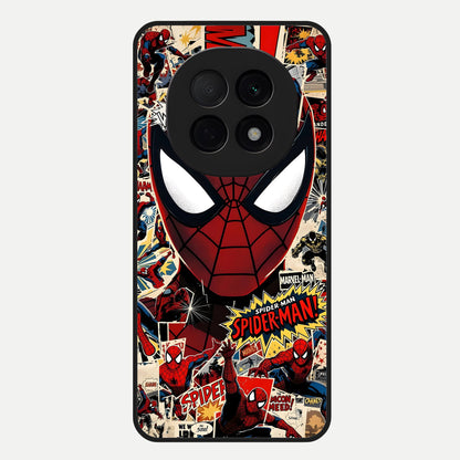 Aesthetic Wonder Spider Glass Case For Oppo F29 Pro 5G back cover – full design glossy printed glass finish