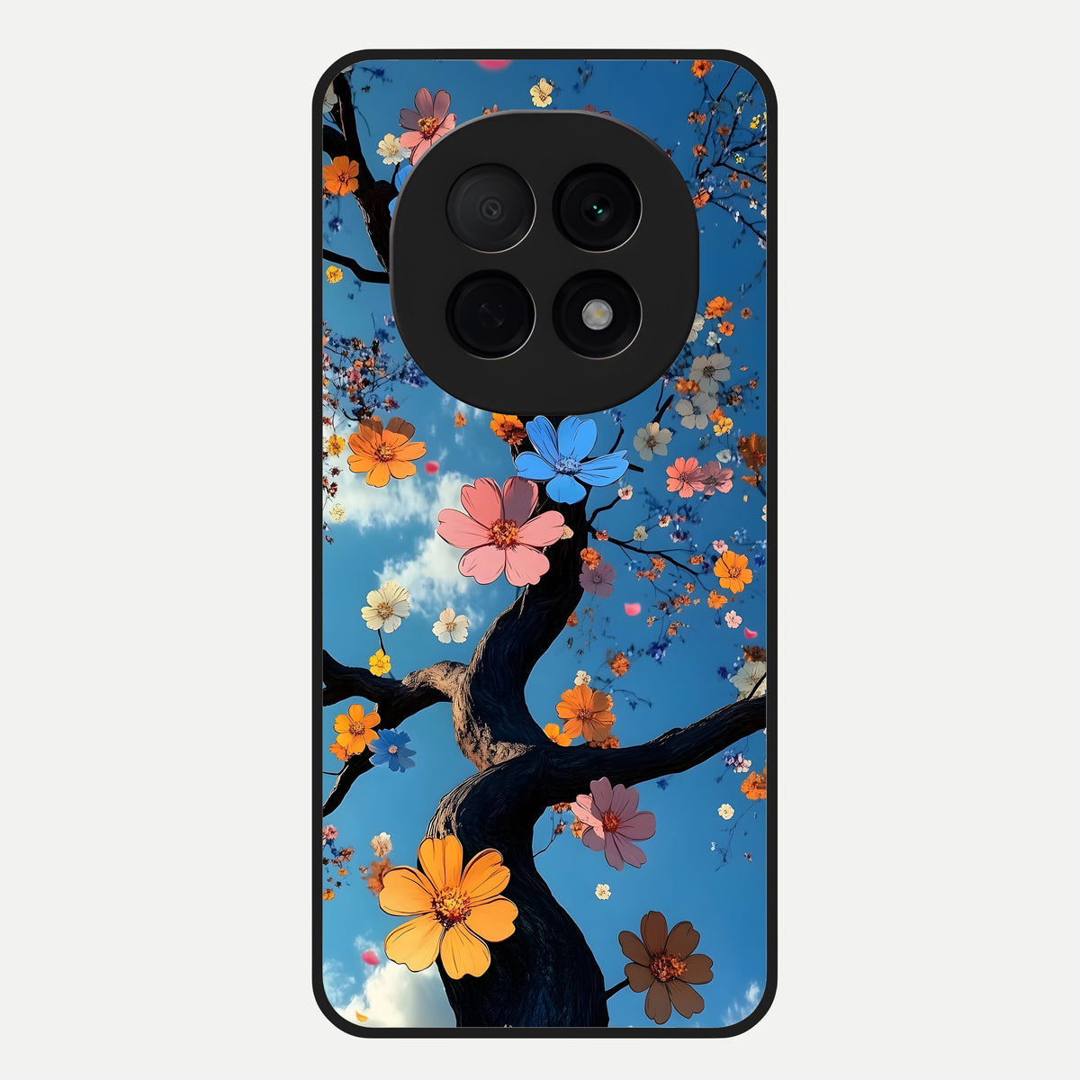  Blossom Dream Sky Glass Case For Oppo F29 Pro 5G back cover – full design glossy printed glass finish