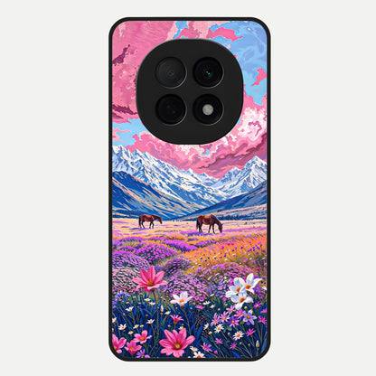  Blossom Valley Dream Glass Case For Oppo F29 Pro 5G back cover – full design glossy printed glass finish