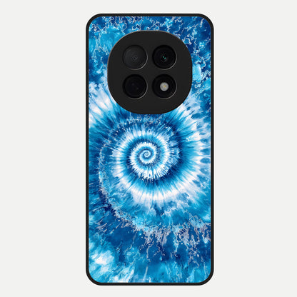  Blue Galaxy Wave Glass Case For Oppo F29 Pro 5G back cover – full design glossy printed glass finish