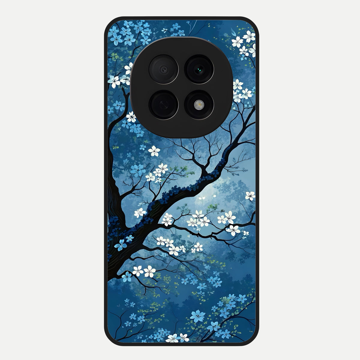  Blue Tree Serenity Glass Case For Oppo F29 Pro 5G back cover – full design glossy printed glass finish