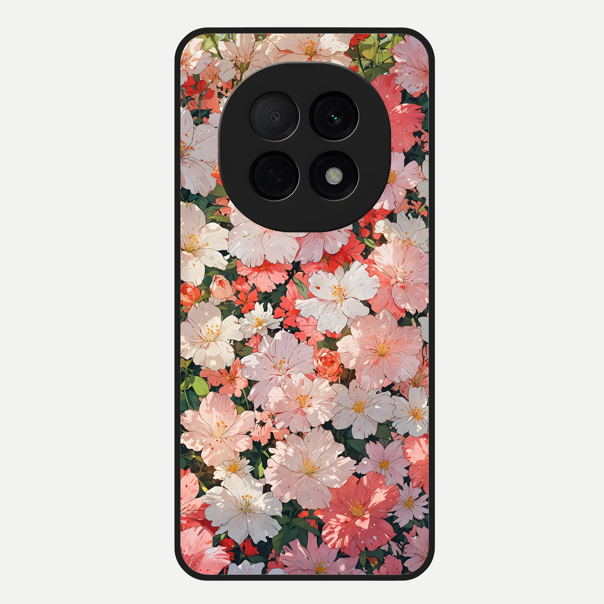  Blush Bloom Field Glass Case For Oppo F29 Pro 5G back cover – full design glossy printed glass finish