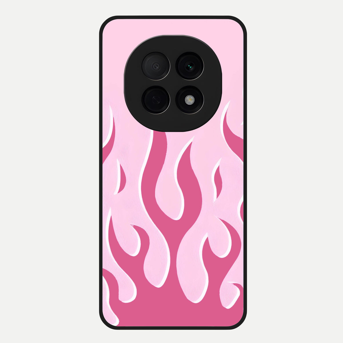  Blush Flame Energy Glass Case For Oppo F29 Pro 5G back cover – full design glossy printed glass finish