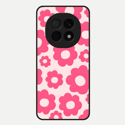  Blush Flower Pop Glass Case For Oppo F29 Pro 5G back cover – full design glossy printed glass finish