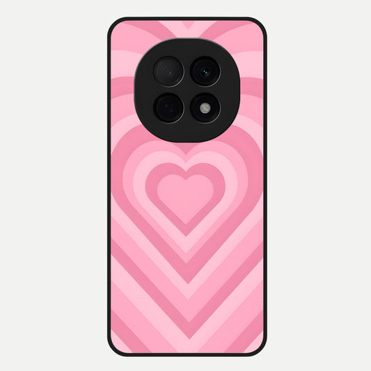  Blush Heart Waves Glass Case For Oppo F29 Pro 5G back cover – full design glossy printed glass finish