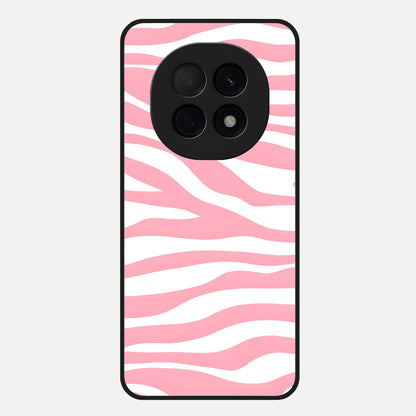  Blush Zebra Flow Glass Case For Oppo F29 Pro 5G back cover – full design glossy printed glass finish