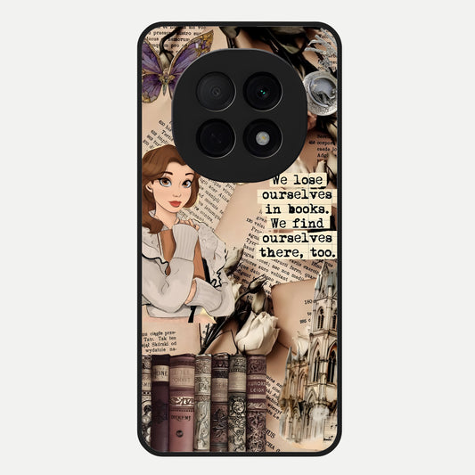  Bookish Dream World Glass Case For Oppo F29 Pro 5G back cover – full design glossy printed glass finish