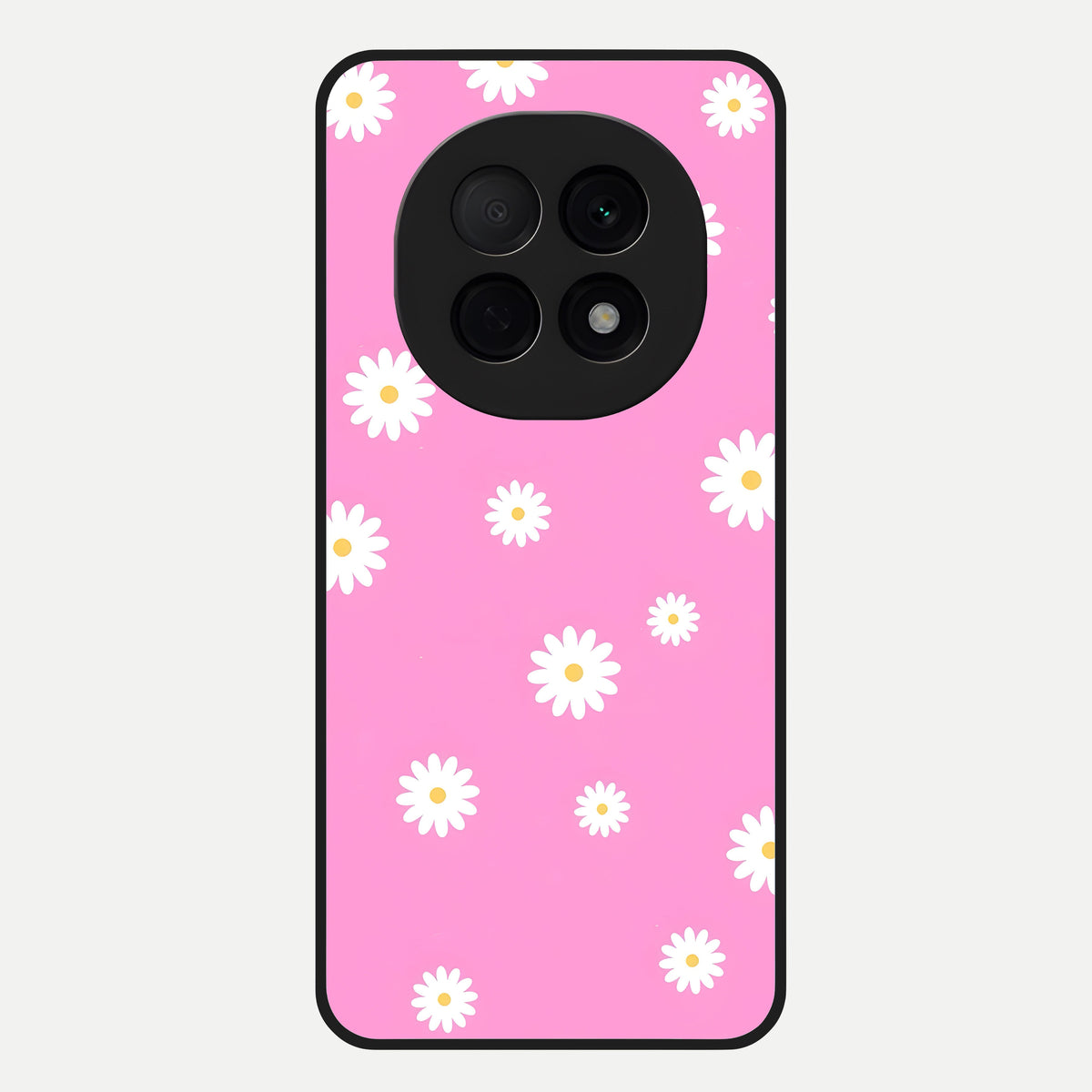  Bubblegum Daisy Pop Glass Case For Oppo F29 Pro 5G back cover – full design glossy printed glass finish
