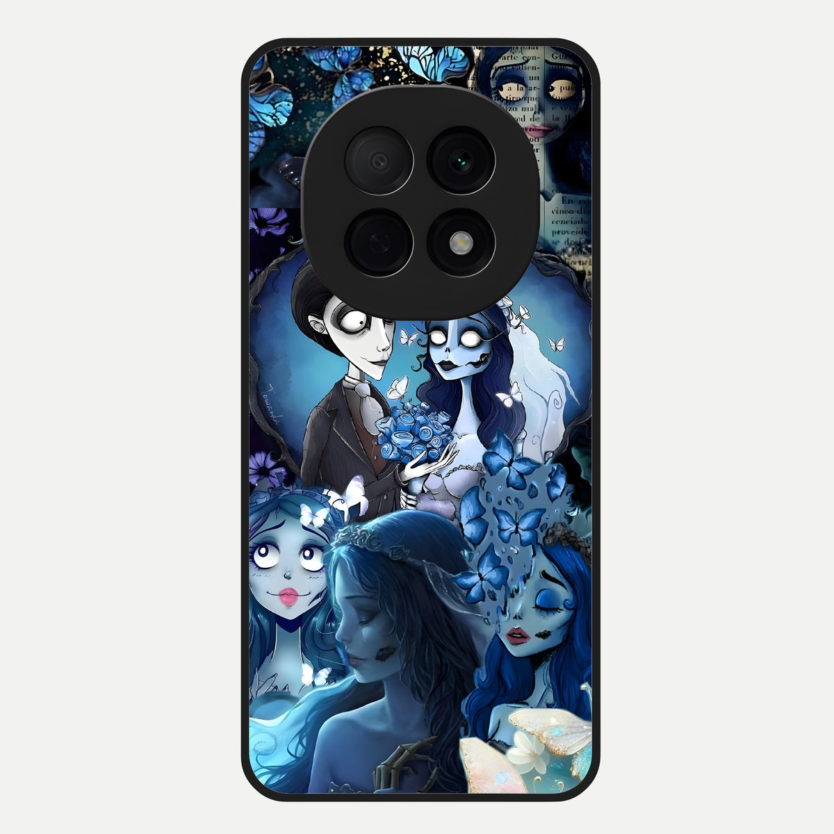  Butterfly Ghost Soul Glass Case For Oppo F29 Pro 5G back cover – full design glossy printed glass finish