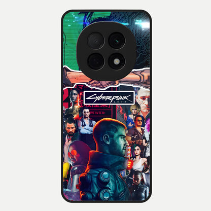  CYBERPUNK Legacy Glass Case For Oppo F29 Pro 5G back cover – full design glossy printed glass finish