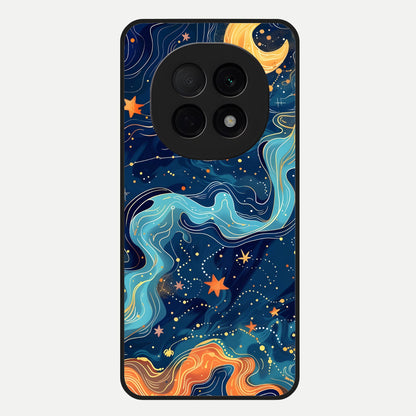  Celestial Dream Flow Glass Case For Oppo F29 Pro 5G back cover – full design glossy printed glass finish