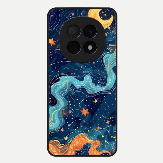  Celestial Dream Flow Glass Case For Oppo F29 Pro 5G back cover – full design glossy printed glass finish